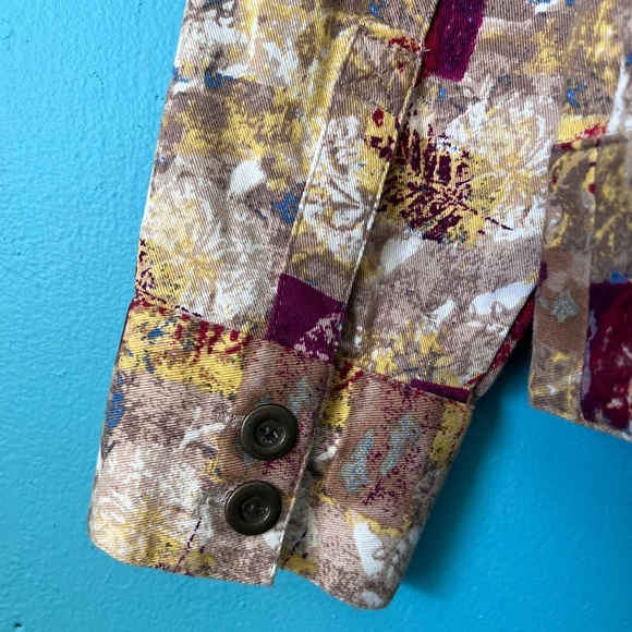 Colorful Button Down Jacket - Picture 5 of 5